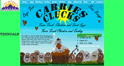 Desktop Screenshot of carriesclucks.com