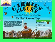 Tablet Screenshot of carriesclucks.com